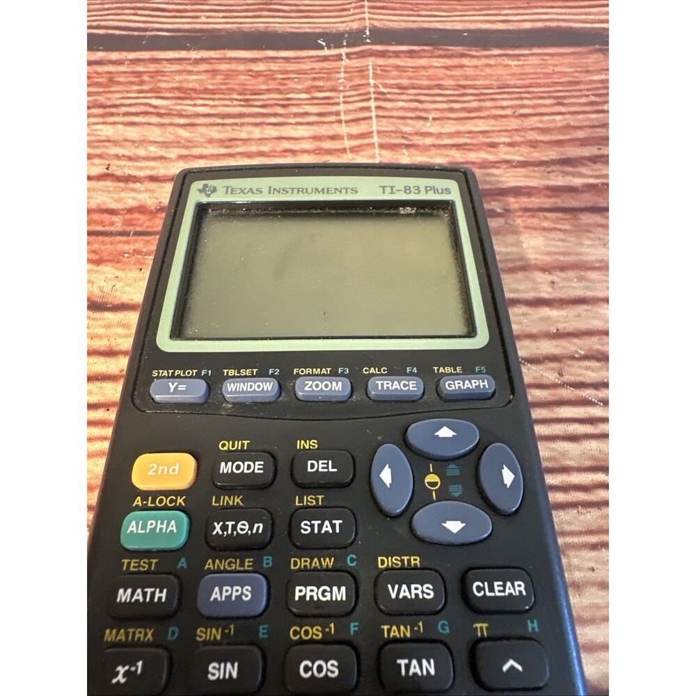 Texas Instruments TI-83 Plus Graphing Calculator With Dust Cover - TESTED - Picture 7 of 11